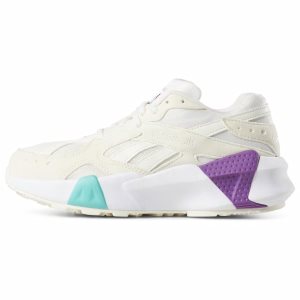 Reebok Aztrek Double Turnschuhe Damen - Weiß/Türkis - DE 628-KQH